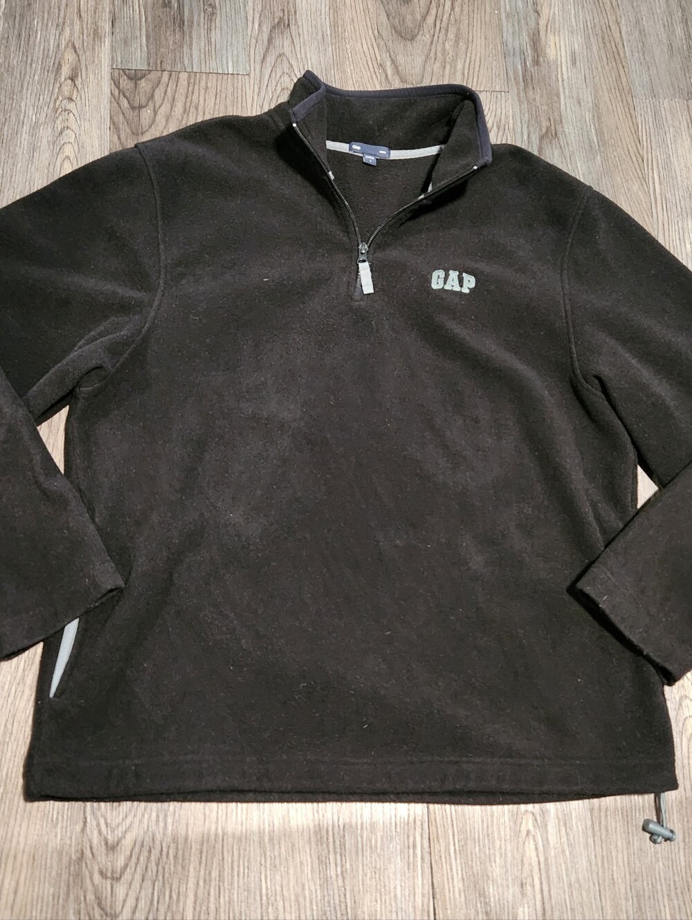 GAP Men's Black Quarter-Zip Pullover Sweater